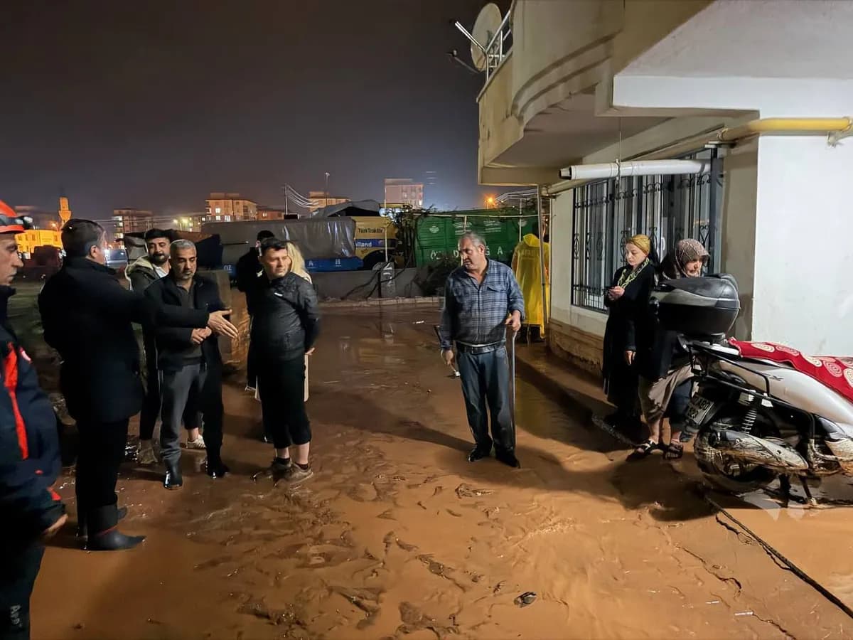 Adıyaman’da Kuvvetli Yağışa Karşı Seferberlik "Videolu Haber"