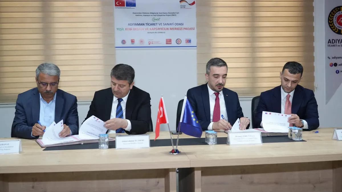  “Yeşil KOBİ Destek Merkezi” İçin İmzalar Atıldı (videolu haber) — 4