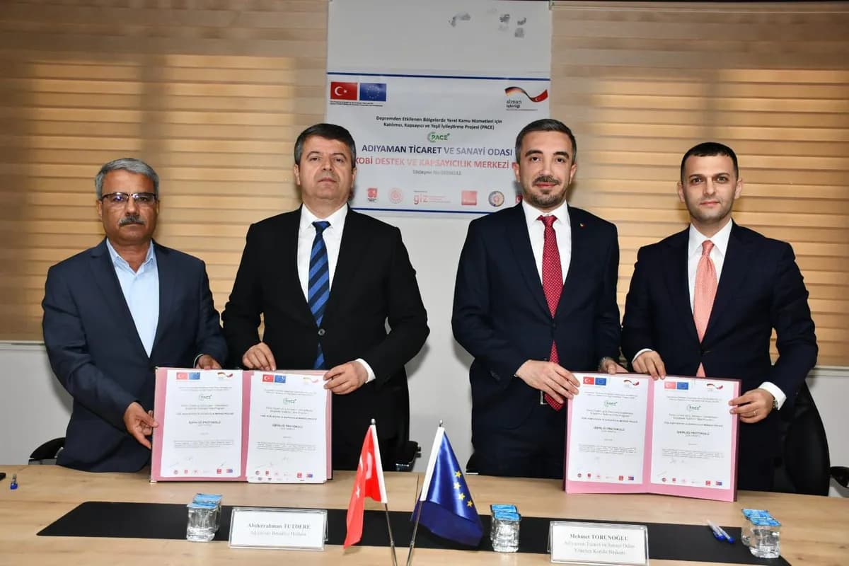  “Yeşil KOBİ Destek Merkezi” İçin İmzalar Atıldı (videolu haber) — 1