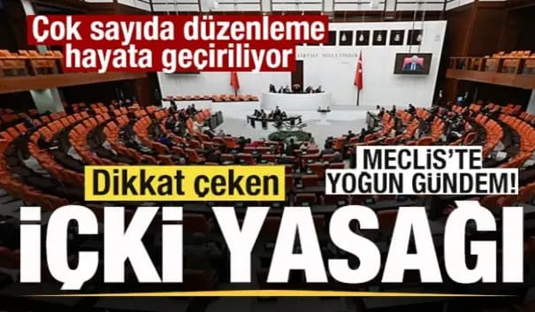 İçki firmalarına etkinlik yasağı ve yeni cezalar gündemde, Meclis'te kritik hafta