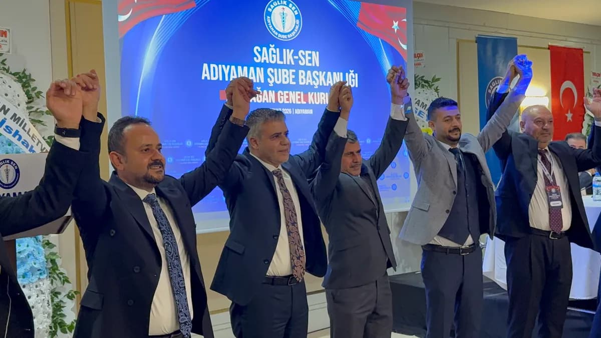 Yakup Çelik Güven Tazeledi: Sağlık-Sen Adıyaman 7. Olağan Kongresi Coşkuyla Gerçekleştirildi — 1