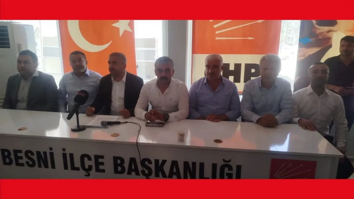 Adıyaman siyasetinde deprem! CHP'de toplu istifa: 3 belediye başkanı ve 4 ilçe örgütü YENİ Parti'ye geçti